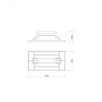 Desempenadeira Plástica Com Base Lisa De Eva Tramontina Sem Dentes - 2