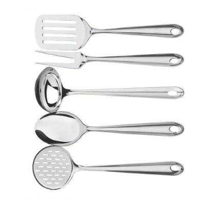 Jogo De Utensílios Tramontina Utility Em Inox Com Suporte 5 Peças