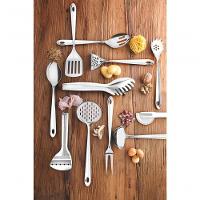 Jogo De Utensílios Tramontina Utility Em Inox Com Suporte 5 Peças