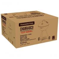 Churrasqueira A Carvão Tramontina Tcp-560l Aço Esmaltado Com Grelha E Utensílios - 3