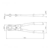 Corta-vergalhão Tramontina Master 18" Em Aço Com Cabo Tubular - 2