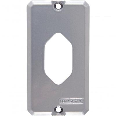 Tampa Para Condulete Tramontina 1-2 E 3-4 Com 1 Posto Tomada Vertical