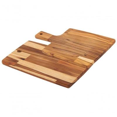 Conjunto Tramontina 2 Tábuas Kitchen Em Madeira Teca Fsc