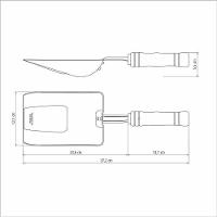 Pá Para Cinzas Tramontina Churrasco 37cm Aço Inox E Cabo De Madeira - 2
