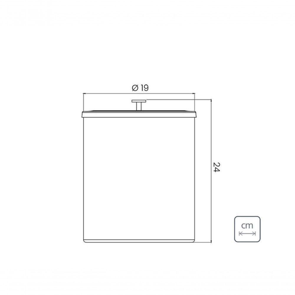 Lixeira Tramontina útil Com Tampa Em Inox Acabamento Acetinado 5 Litros - 4