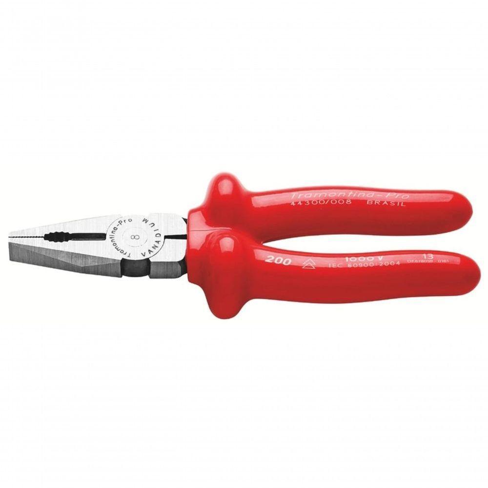 Alicate Universal Isolado 8" Tramontina Pro - Certificação Iec 60900 - 1