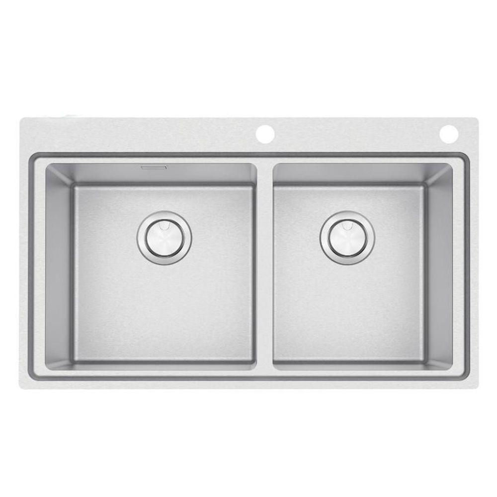 Cuba Dupla De Sobrepor Tramontina Smooth 2c 40 Em Inox Acabamento Acetinado 86x52cm Design Collection - 3