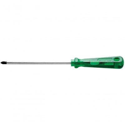 Chave De Fenda Ponta Cruzada Em Aço Cromo Vanádio 3x100mm 1-8x4" Tramontina Pro