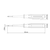 Chave Teste Tramontina Master 1-8x3 Com Ponta Cruzada - 2