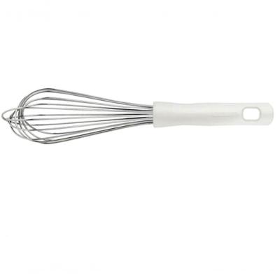 Batedor Manual Tramontina Profissional Em Aço Inox Com Cabo Em Polipropileno Branco 30 Cm