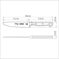 Faca Para Churrasco Jumbo Tramontina Century Com Lâmina Em Aço Inox E Cabo Em Policarbonato E Fibra De Vidro 5 - 2
