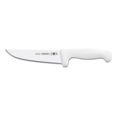 Faca Para Carne 7 Tramontina Profissional Com Lâmina Em Aço Inox E Cabo Em Polipropileno Branco