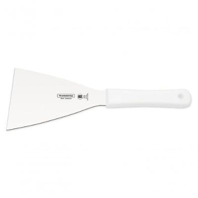 Espátula Raspador Tramontina Profissional Com Lâmina Em Aço Inox E Cabo De Polipropileno Branco 5x4