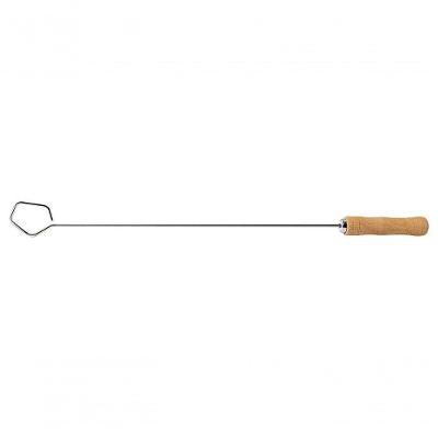 Espalhador De Brasas Tramontina Churrasco Com Lâmina Inox E Cabo De Madeira Natural 67cm