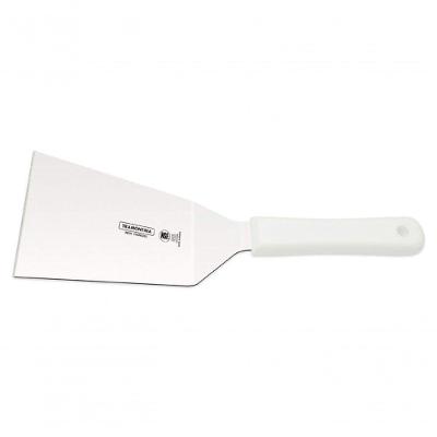 Espátula Para Frituras Tramontina Profissional Com Lâmina Em Aço Inox E Cabo De Polipropileno Branco 6x3 1-2