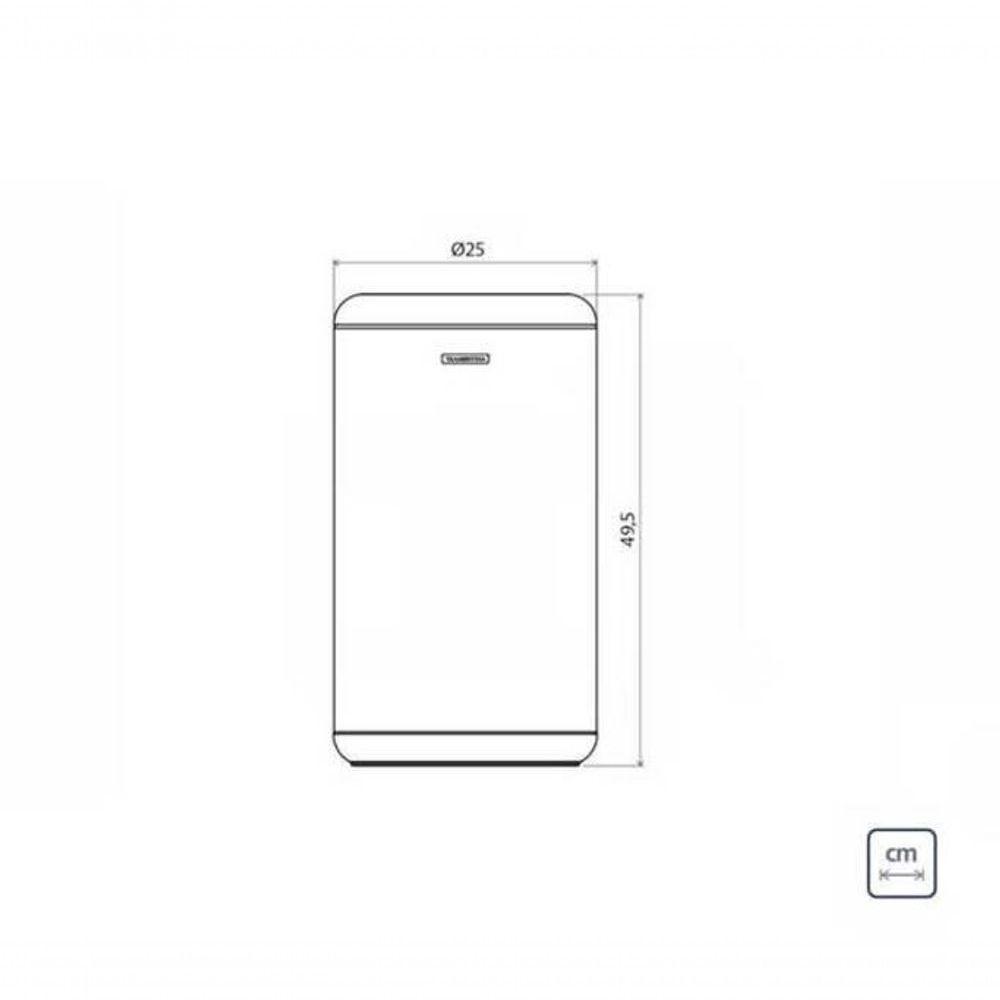 Lixeira Inox Tramontina Portofino Com Acabamento Escovado 23 Litros - 4