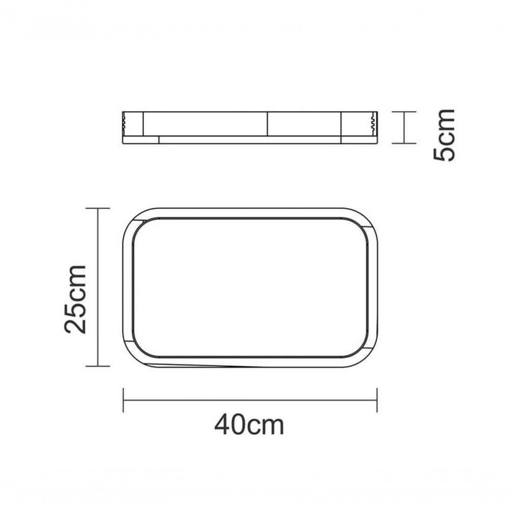 Gamela Para Churrasco Tramontina Retangular Em Madeira Teca 40x25cm - 2
