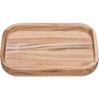 Gamela Para Churrasco Tramontina Retangular Em Madeira Teca 40x25cm - 1