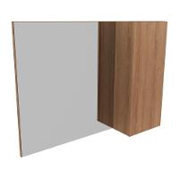 Espelheira Banheiro 1 Porta 80Cm Multimóveis Cr10082 Amêndoa - 4