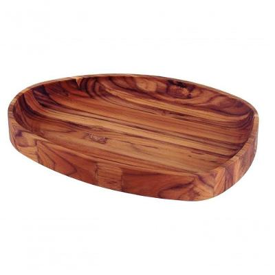 Gamela Para Churrasco Tramontina Em Madeira Teca 44x33cm
