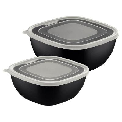 Jogo De Potes Tramontina Black Burger 2 Peças Preto