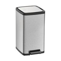 Lixeira Tramontina Octos Em Aço Inox Com Balde Removível E Pedal 15 L - 1