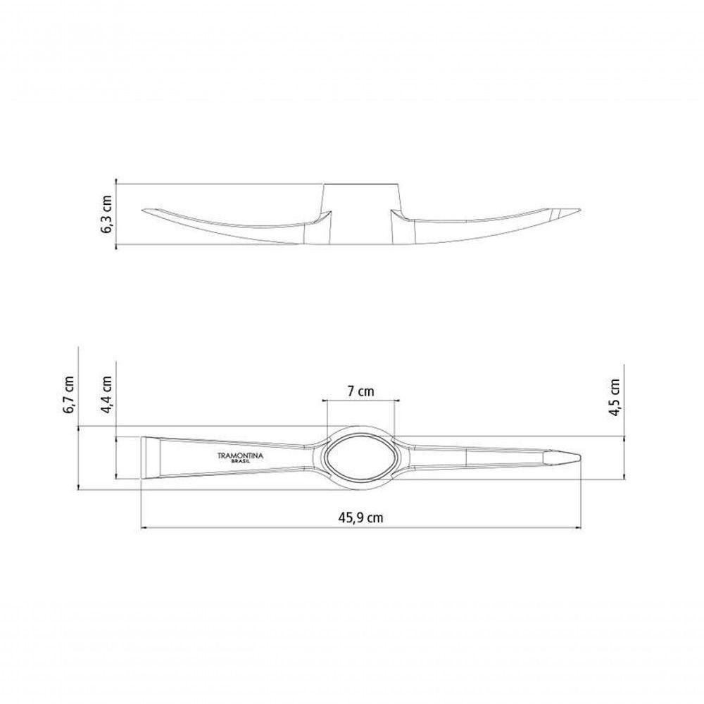 Picareta Estreita 4.0 Tramontina Em Aço Sem Cabo - 5