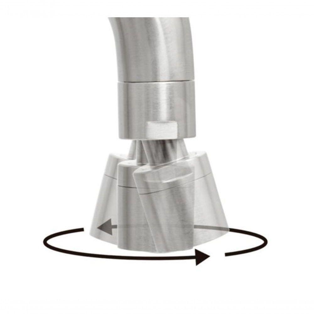 Monocomando Tramontina Angolare Em Inox Gold Com Bica Articulada Com Revestimento Pvd - 5