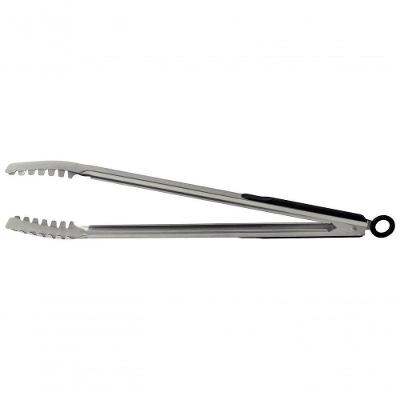 Pegador De Carne Tramontina Churrasco Black 45cm Em Aço Inox E Cabo Emborrachado
