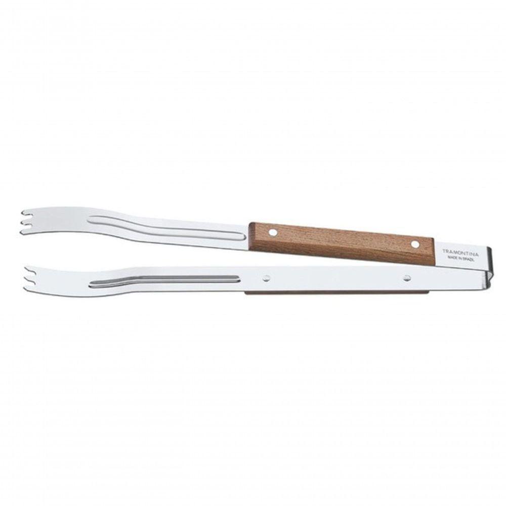 Pegador Para Carne Tramontina Churrasco Com Lâmina Inox E Cabo De Madeira 47cm - 1