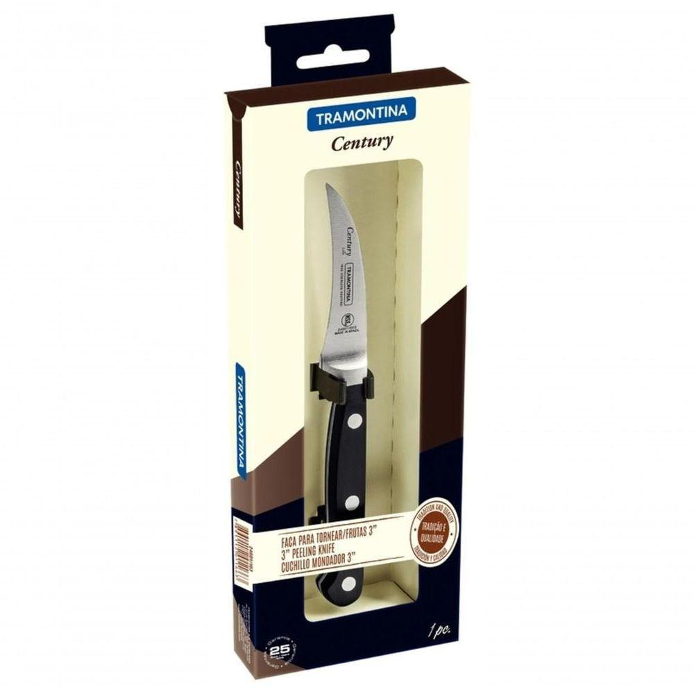 Faca Para Tornear Tramontina Century Com Lâmina Em Aço Inox Com Cabo Em Policarbonato E Fibra De Vidro 3 - 2
