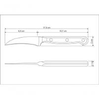 Faca Para Tornear Tramontina Century Com Lâmina Em Aço Inox Com Cabo Em Policarbonato E Fibra De Vidro 3 - 4