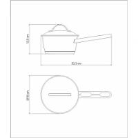 Panela Allegra 16cm Tramontina Em Aço Inox