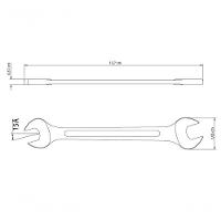 Chave Fixa Tramontina Master 6x7mm Corpo Em Aço Especial Cromado - 2