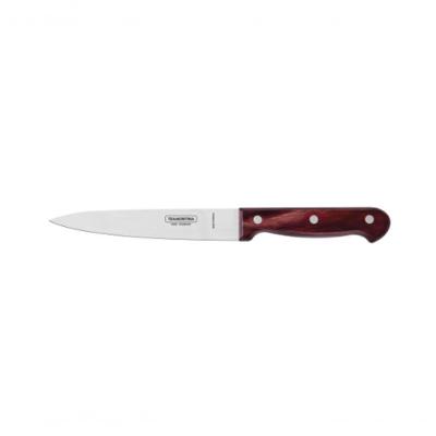 Faca Utility Tramontina Polywood 6 Aço Inox Vermelho