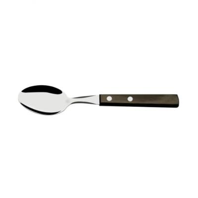Colher Sobremesa Tramontina Polywood Castanho Inox