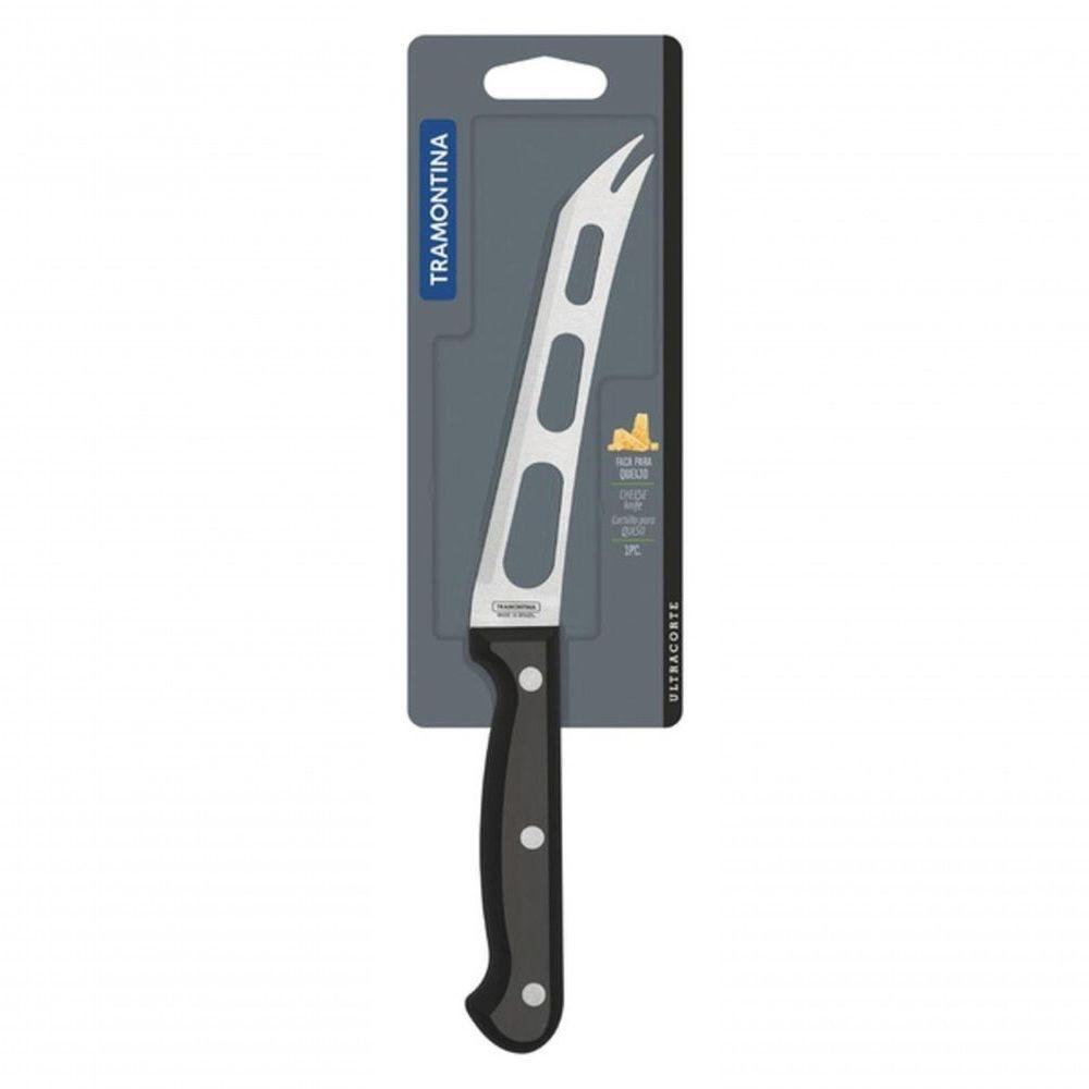 Faca Para Queijo Tramontina Ultracorte Inox 6 Preta - 2