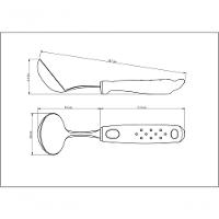 Concha Para Molho Tramontina Utilitá Em Aço Inox Preta - 4