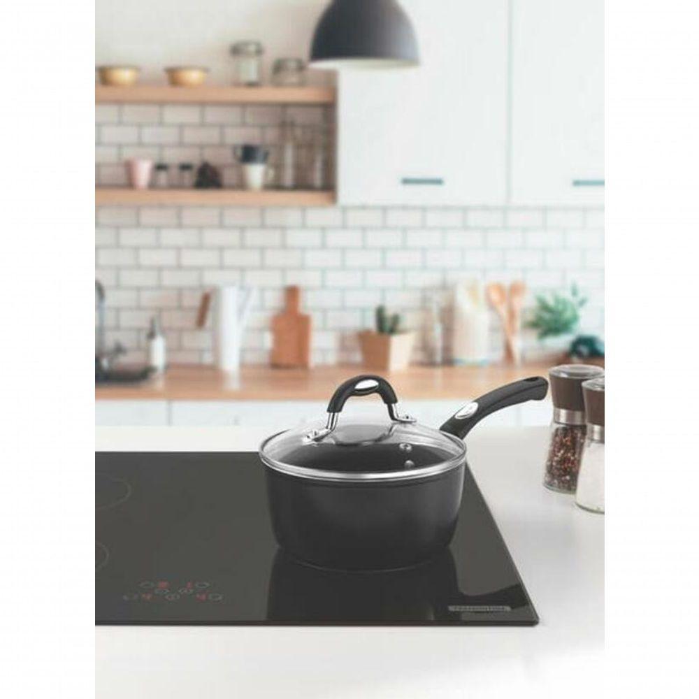 Panela Tramontina Mônaco Induction Em Alumínio Com Revestimento Antiaderente Starflon Premium Preto Com Tampa 20cm - 2