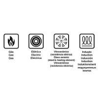 Panela Tramontina Mônaco Induction Em Alumínio Com Revestimento Antiaderente Starflon Premium Preto Com Tampa 18cm - 4