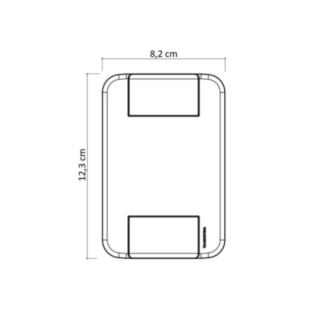 Conjunto 4x2 2 Interruptores Paralelos 10 A 250 V 1 Tomada 2p+t 20 A 250 V Tramontina Tablet - 2