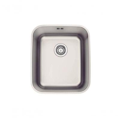 Cuba De Embutir Tramontina Dora 34 Bl R6 Em Inox Acabamento Escovado Com Válvula E Escape 34x40 Cm