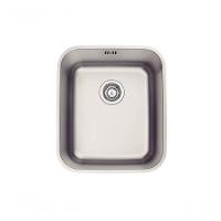 Cuba De Embutir Tramontina Dora 34 Bl R6 Em Inox Acabamento Escovado Com Válvula E Escape 34x40 Cm - 1