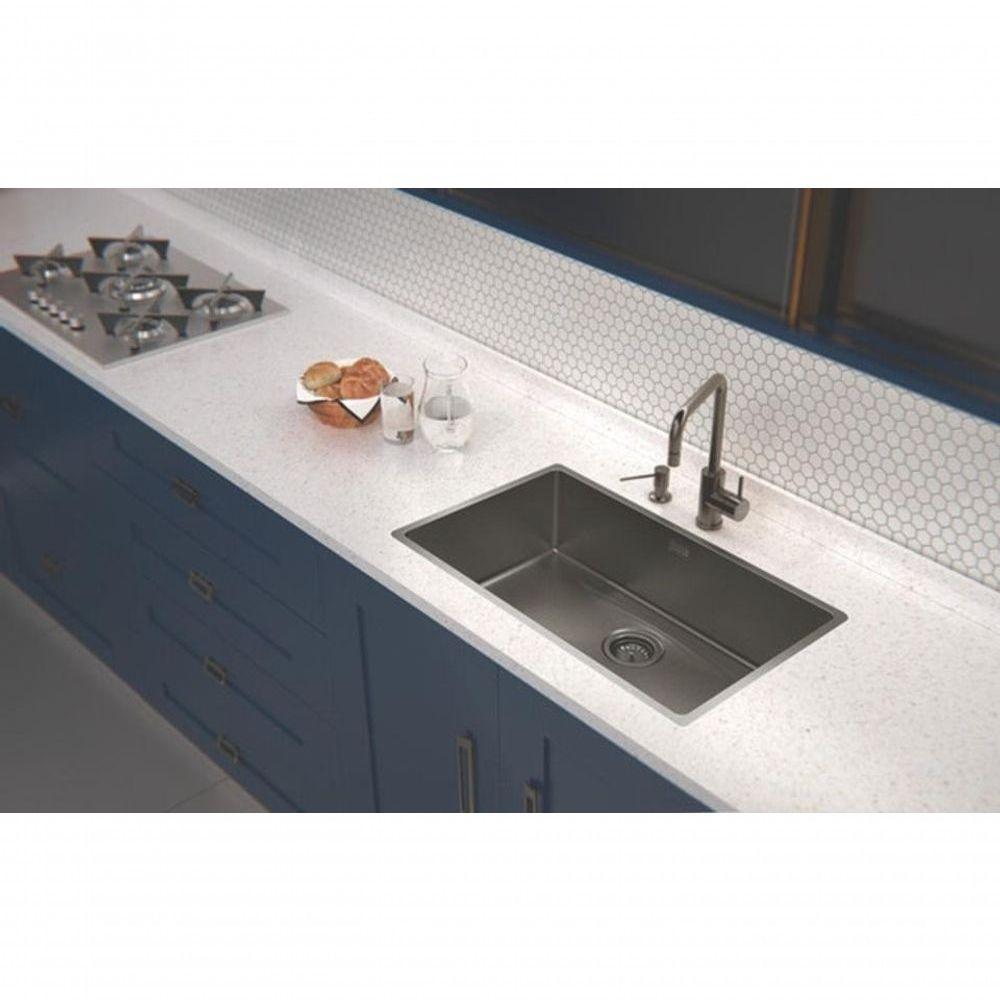 Dosador De Sabão Tramontina Em Inox Black Com Recipiente Plástico 500ml E Revestimento Pvd - 2