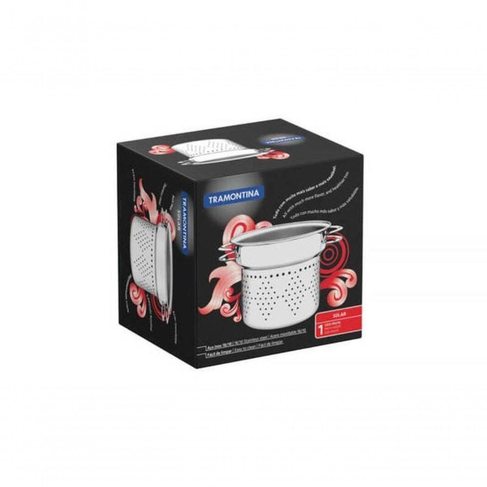 Cozi-pasta Tramontina Solar 24cm Em Aço Inox - 3