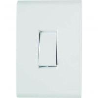 Conjunto 4x2 1 Interruptor Bipolar Tramontina Liz 10 A 250 V Branco - 1