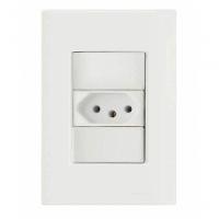 Conjunto 4x2 1 Tomada 2p+t 20 A 250 V Tramontina Giz Branco - 1