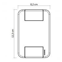 Conjunto 4x2 1 Tomada Telefone Rj11 Tramontina Tablet Branco - 2
