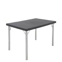 Mesa Tramontina Beta Grafite Com Base Em Alumínio Polido - 1