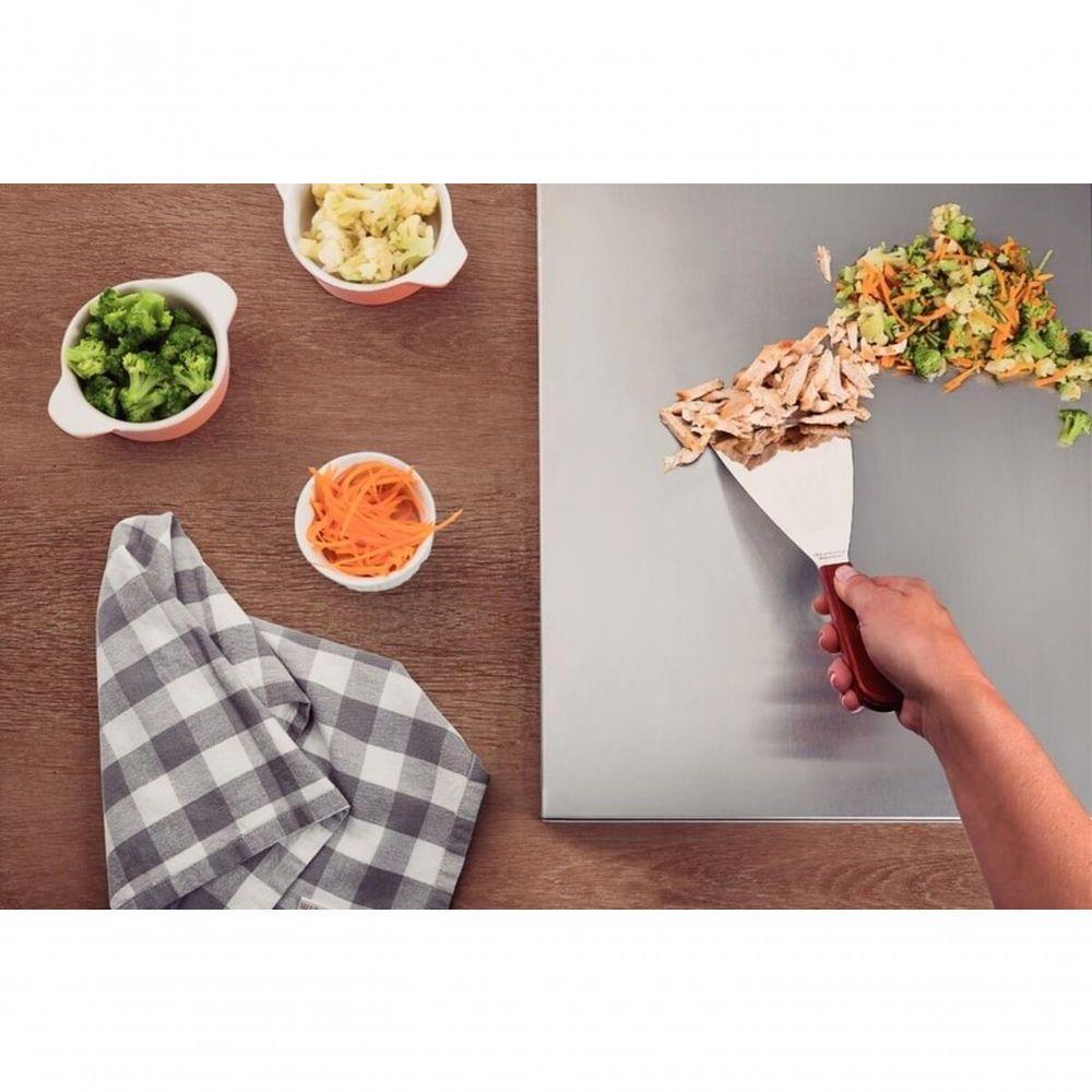 Espátula Raspador Tramontina Polywood 5 Com Cabo Vermelho - 2